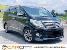 2012 Toyota Alphard 2.4 G 240S MPV P/BOOT P/DOOR HOME TEATHER SUNROOF