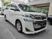 Recon 2019 Toyota Vellfire 2.5 X MPV 8 SEATER, 2POWER DOOR, KEYLESS UNREG - Cars for sale