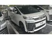 Recon 2019 Toyota Vellfire 2.5 Z G Edition MPV GREAT OFFER YEAR END SALES