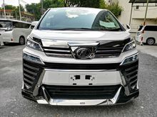 2018 Toyota Vellfire 2.5 ZG ON SALES FULL LOADED MPV KING (MANY UNIT) (MID YEAR SALES) (CALL FOR MORE INFO)