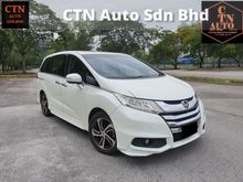 HODA ODYSSEY 2.4 (A)FULL SPEC,FULL SERVICE RECORD HONDA,POWERDOOR,SUNROOF,FULL LEATHER SEAT,ELETRIC SEAT,PADDLE SHIFT,360 SURROUND CAMERA