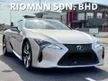 Recon 2019 Lexus LC500h 3.5 Hybrid, Carbon Fibre Roof, Semi Leather Power Seat,Back Camera, Lexus Safety Sense and MORE