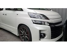 2014 Toyota Vellfire 2.4 Z GS SPORT / ALPHINE TV / READY STOCK NO NEED WAIT / 5 YEARS WARRANTY UNLIMITED KM