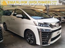 2018 Toyota Vellfire 2.5 ZG NFL 3 LED HEADLAMPS DAYTIME LED LIGHT SYSTEM FULL NIPPA LEATHER PILOT SEATS