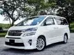 Used *BLACK INTERIOR* Toyota Vellfire 3.5 ZG 5YRS WARRANTY 2014