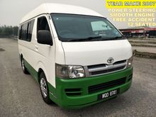 2007 Toyota Hiace 2.7 Window Van (M) WELL MAINTAIN 12 SEATED PERFECT CONDITION