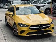 2021 READY STOCK YELLOW COLOUR Mercedes-Benz CLA180 1.3 Shooting Brake Wagon