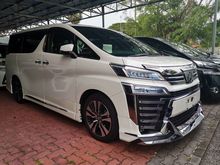 2018 Toyota Vellfire 2.5 ZG 3LED JBL4CAM SUNROOF MODELLISTA