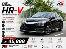 2018 Honda HR-V 1.8 V Mugen Spec I-VTEC SUV Cantik Condition Senang Lulus High Loan