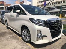 2016 Toyota Alphard 2.5 S EDITION WITH PRE CRASH AND ALPINE INTERESTED DIAL 011-2111 3500