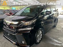 2017 Toyota Vellfire 2.5 Z Golden Eyes INC SST PRE CRASH SYSTEM POWER BOOT 360 SURROUND CAMERA 2 POWER DOOR DVD REAR MONITOR FREE WARRANTY