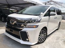 2016 Toyota Vellfire 2.5 ZG SUNROOF , FULL NAPPA LEATHER SEAT , ANDRIOD PLAYER , ROOF MONITOR UNREGISTERED