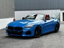 2022 BMW Z4 3.0 M40i M SPORT CONVERTIBLE, HARMAN KARDON, FULL LEATHER, HUD, AMBIENT LIGHT, WIRELESS CHARGING, PUSH START, PADDLE SHIFT
