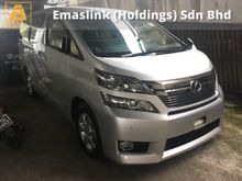 2013 Toyota Vellfire 2.4 X 8seather camera Keyless 2side Power door 13 unreg