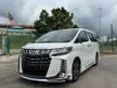 Recon UNREG 2021 Toyota Alphard 2.5 SC Pilot Leather Seat, JBL, Modellista Bodykit, Digital Inner Mirror, Blind Spot Monitor, MIL 25K ONLY