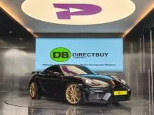 2017 Porsche 718 2.0 Cayman Coupe GT4RS Bodykit P/Shift 20 inch Alloy Rims WEISSACH Spoiler