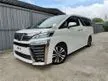 Recon OFFER YEAR END 2018 Toyota Vellfire 2.5 ZG SUNROOF DIM BSM CHEAPEST DEAL UNREG