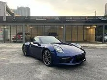 READY STOCK 2021 Porsche 911 3.0 Carrera 4S PDLS,Sunroof,Front Axle Lift,Rear Axle Steering,9K MILES,C4S, C4S,992, 992