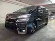 Recon RECON 2019 Toyota Vellfire 2.5 Z G Edition MPV / SUNROOF /4 CAM / CARROZZERIA ROOF MONITOR & PLAYER / 3 LED HEADLAMP / 5 YRS WARRANTY / FREE SERVICE . - Cars for sale