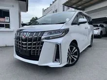 2019 Toyota Alphard 2.5 G S C Package MPV SC**INTEREST 1.88**GRADE 5A**SUNROOF**PREMIUM WARRANTY**HIGH TRADE-IN**