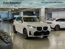 2025 BMW X3 20 xDrive M Sport - Genuine Mileage - Included BMW BSRI 5 Years Warranty & 5 Years Free Service - Raya Promotion
