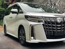 2020 APPLE CAR PLAY 3LED LEATHER PRE CRASH OFFER OFFER Toyota Alphard 2.5 SC G S C UNREG