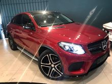 MERCEDES BENZ GLE450 GLE 450 3.0 AMG 4MATIC 2016 FULLY LOADED RED COLOUR
