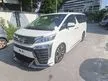 Recon 2021 Toyota Vellfire 2.5 ZG, MODELISTA BODYKIT ORI,GRADE 4.5,ALPINE SPEAKER,3 EYES LED,3BA,2021 UNREGISTER