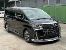 2023 Toyota Alphard 2.5 SC - Modellista Bodykit - Rear Monitor - No Sunroof - Digital Inner Mirror - Blind Spot Monitor