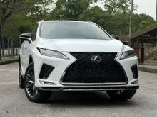 2021 Lexus RX 300 2.0 F Sport**Grade 4.5B // Pan.Roof//360 cam // Red Interior// FREE Tinted + Polish + 10years Warranty // MID YEAR SALE