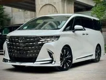 2025 Toyota Alphard 2.5 Executive Lounge HEV / Modellista Kit / JBL / BLACK INTERIOR / 6 Years Warranty with LOW PROCESSING FEE