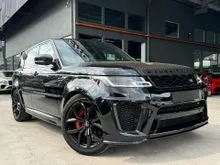 2019 Land Rover Range Rover Sport 5.0 SVR SUV UNREG RECON CARBON SPEC TIP TOP CONDITION ORIGINAL LOW MILEAGE