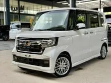 2021 UNREGISTER Honda N-Box Custom L Turbo 660cc Micro car KEI CAR 2 POWER DOOR LEATHER SEAT free 8YR WARRANTY CAR+TINTED+NEW TAYAR+BATTERY+MAJOR SVC