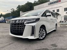 2018 Toyota Alphard 2.5 S A MPV SA Edition**INTEREST 1.88**PREMIUM WARRANTY**SHOWROOM CONDITION**HIGH TRADE-IN****