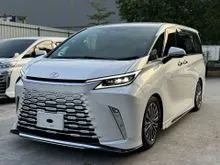 2025 Lexus LM 500h 2.4 Version L 6 Seater MPV Tiptop Condition Low Mileage Japan Spec Black Leather Interior, Mark Levinson And More