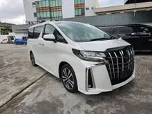 2021 Toyota Alphard 2.5 G S C Package MPV 2.5 SC Sunroof PCS LDA DIM BSM PB Unreg