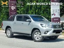 TOYOTA HILUX 2.4 G-SPEC 4X4 (A) 1 YEAR WARRANTY *STAND A CHANCE TO WIN ANGPAU UP TO RM8,888 (T&C APPLY)*
