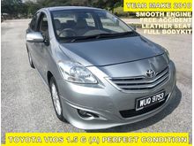 2010 Toyota Vios 1.5 G FACELIFT (A) TRD LEATHER SEAT BODYKIT SAVE PETROL
