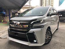 2015 Toyota Vellfire 2.5 Z G Edition MPV
