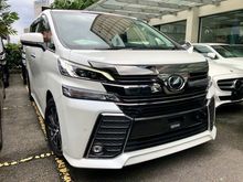 PILOT SEAT 2016 Toyota Vellfire 2.5 ZG Edition MPV Unregistered