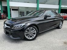 2017 Mercedes-Benz C180 1.6 Avantgarde Coupe Unreg Japan 5 Years Warranty