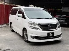 2012 REGISTER 2014 Toyota Vellfire 3.5 VL MPV SUNROOF MOONROOF PILOT SEAT (LOAN KEDAI IC SAHAJA)