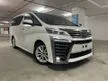 Recon CNY PROMOTION 2019 Toyota Vellfire 2.5 ZA GRADE 5 MILEAGE 32,590KM JAPAN UNREGISTERED