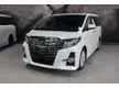 Recon MALAYSIA DAY SALES 2017 TOYOTA ALPHARD 2.5 SA PACKAGE UNREG SR 2PD MONITOR READY STOCK UNIT FAST APPROVAL - Cars for sale