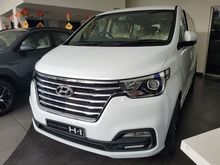 Baru Hyundai H-1 2.500cc Diesel Royale MPV. MPV paling lega dan luas dikelasnya, dengan penggerak roda belakang lebih tangguh melewati segala medan.