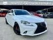 Used 2015 Lexus IS250 2.5 F Sport Sedan FULL SPEC, LIKE NEW, NICE PLATE, SUNROOF, LEATHER, PADDLE SHIFT, WARRANTY, MUST VIEW, MAY OFFER