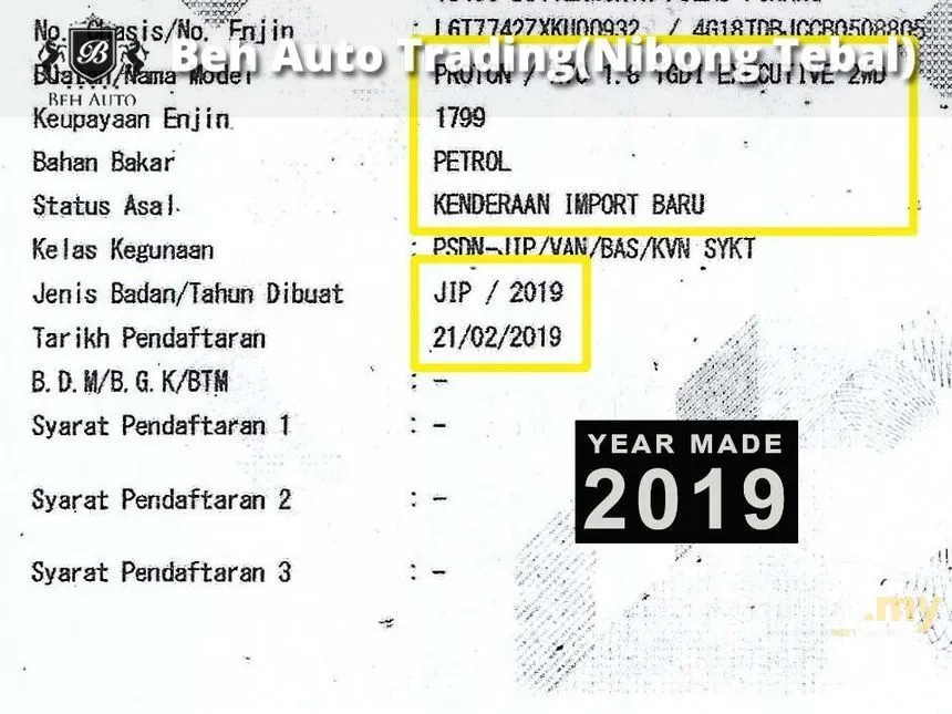 2019 Proton X70 TGDI Executive SUV