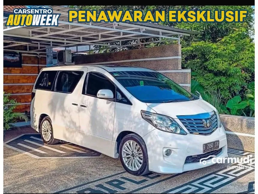 2012 Toyota Alphard S MPV