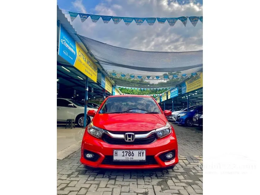 Jual Mobil Honda Brio 2018 Satya E 1.2 di Jawa Tengah Automatic Hatchback Merah Rp 145.000.000