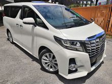 Toyota Alphard 2.5 G SA MPV LOCAL GPS DVD PLAYER 360 DEGREE CAMERA SUNROOF AIR PURIFIER 2 POWER DOOR VACUUM BOOT